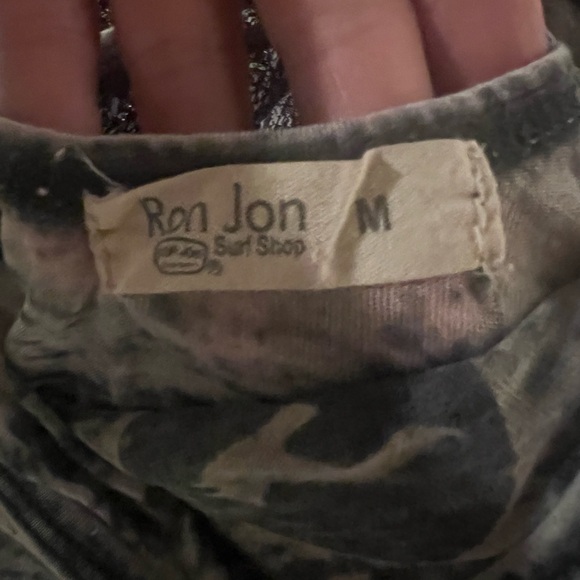 Sz M Ron Jon loose fit burn out tank - Picture 4 of 5